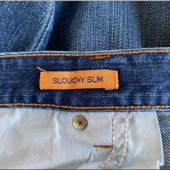 TORY BURCH slim slouchy jeans in medium rinse - Picture 6 of 7